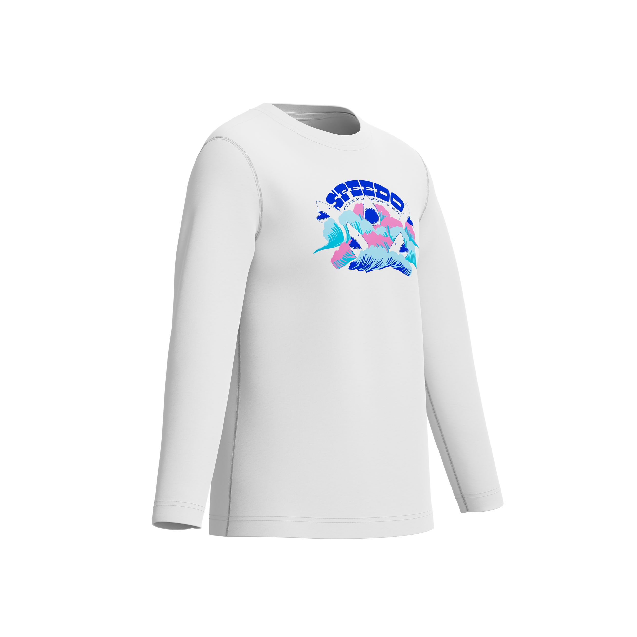 Speedo Boys' Graphic Swim Long Sleeve T Shirt