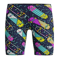 Speedo Boys' Printed Swim Jammer Shorts