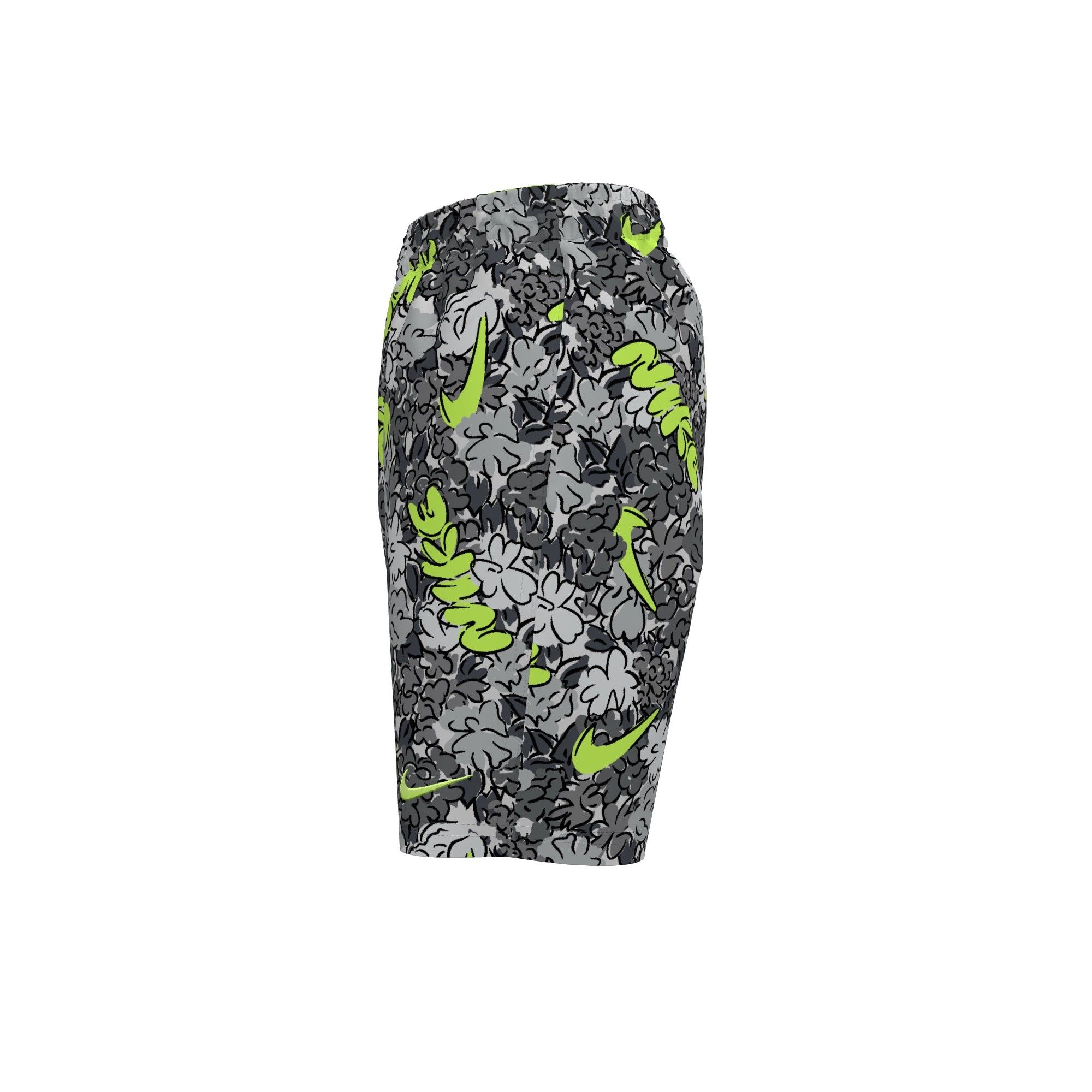 Nike Kids' Swim Breaker Floral 7" Tropical Print Swim Trunks