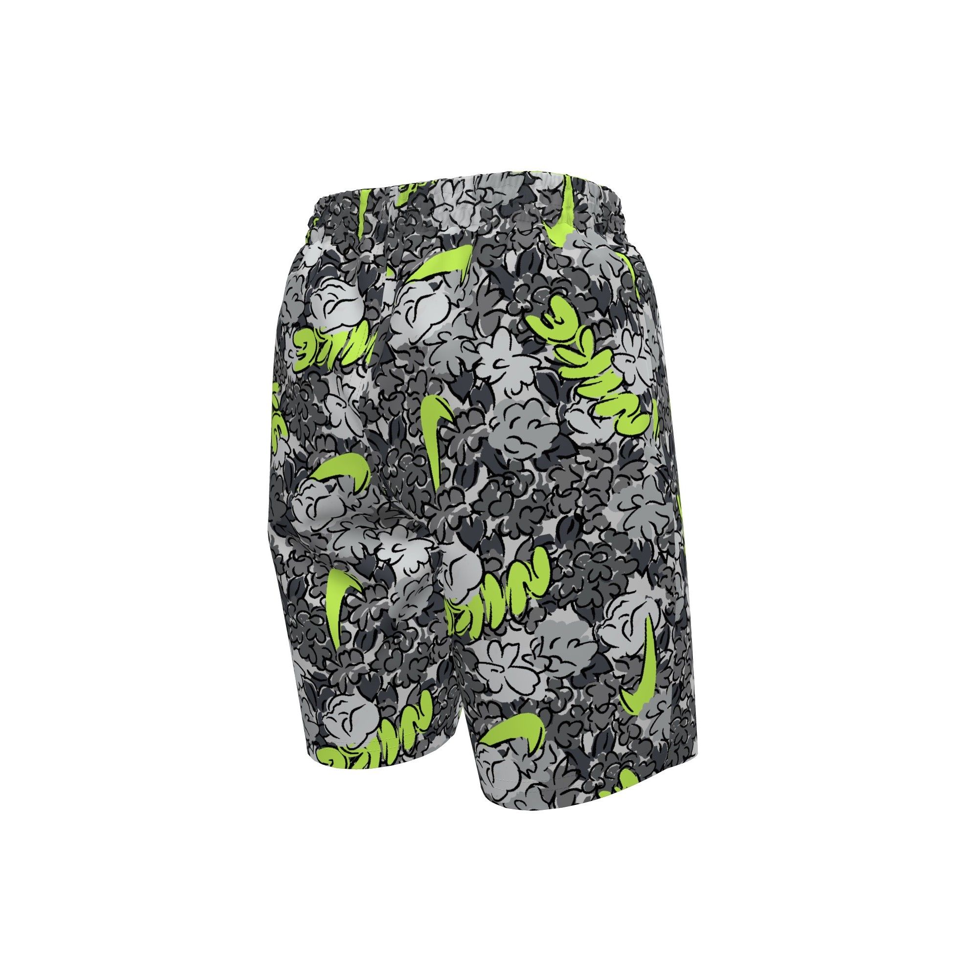 Nike Kids' Swim Breaker Floral 7" Tropical Print Swim Trunks