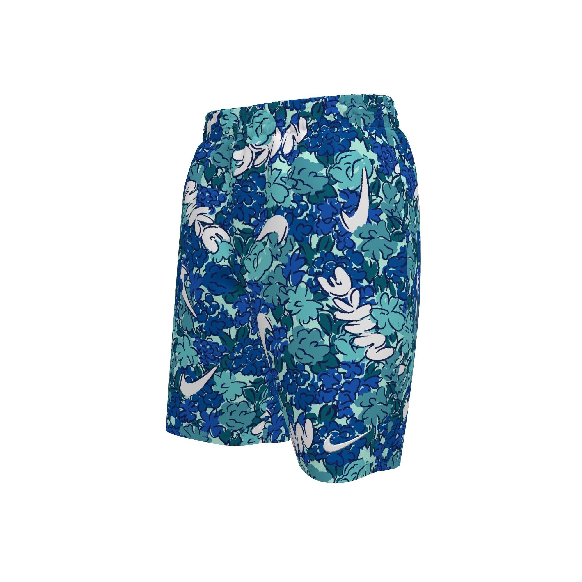 Nike Kids' Swim Breaker Floral 7" Tropical Print Swim Trunks