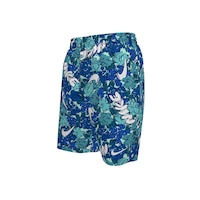 Nike Kids' Swim Breaker Floral 7" Tropical Print Swim Trunks Front_Angled_Left