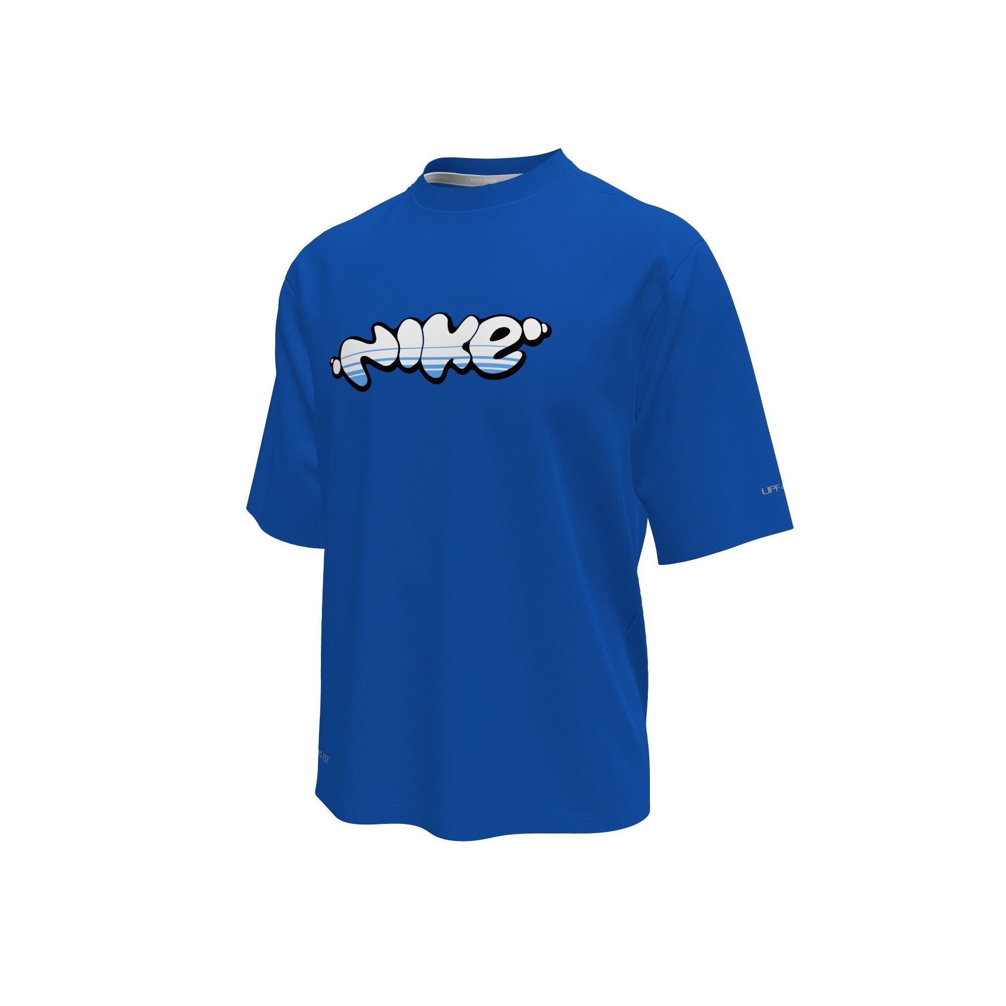 Nike Kids' Bubble Graphic Hydroguard Short Sleeve UV Protection Swim Shirt