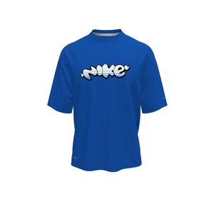 Nike Kids' Bubble Graphic Hydroguard Short Sleeve UV Protection Swim Shirt