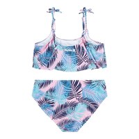 Hurley Girls' 2 Piece Bikini Swim Set Back_Flat