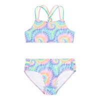 Hurley Girls' 2 Piece Braided Multi Strap Bikini Set Front_Flat