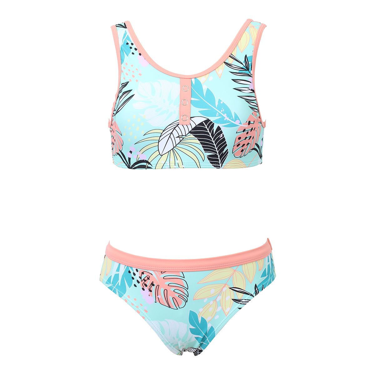 Mandarine Girls' Summer Flash Snap Two Piece Swimwear | SportChek