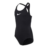 Nike Girls' Essential Racerback One Piece Swimsuit Front_Angled_Left