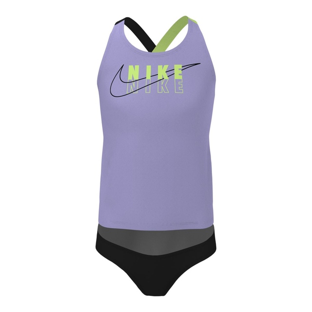 Nike Girls' Crossback Tankini Set Swimsuit