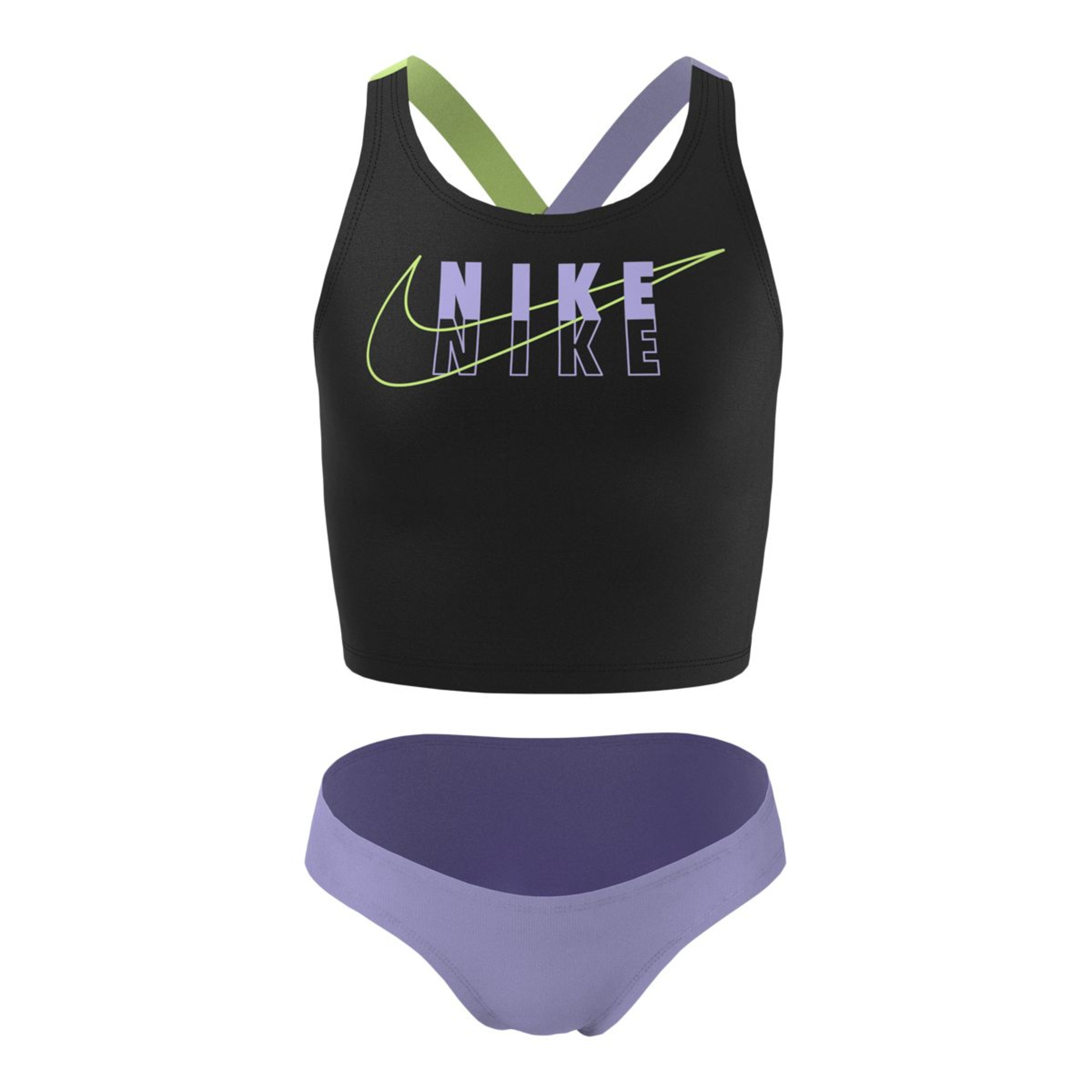 Nike Girls Crossback Midkini Set Swimsuit Sportchek 6836