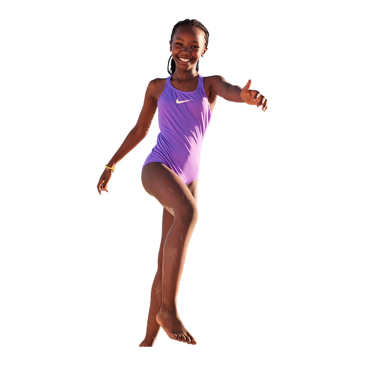 Nike Girls' Essential Racerback One Piece Swimsuit