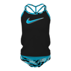 Nike Girls' T-Crossback Watercolor Two Piece Tankini Set