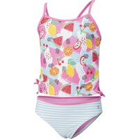 Ripzone Girls' SL Ruched Tankini Set Front_Angled_Left