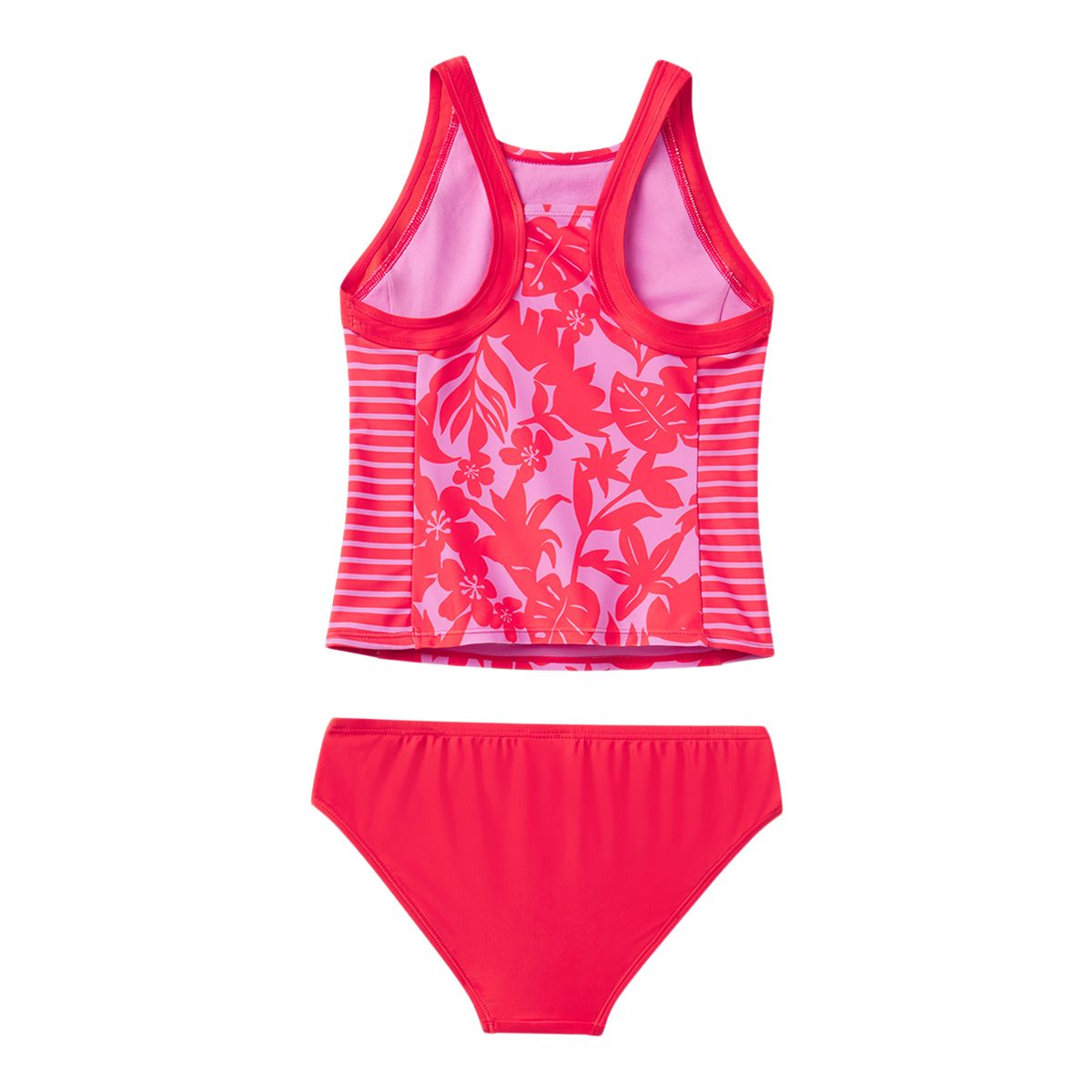 Speedo Girls' Print Blocked Tankini