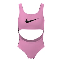 Nike Girl's Cut-Out One-Piece Swimsuit Front_Flat