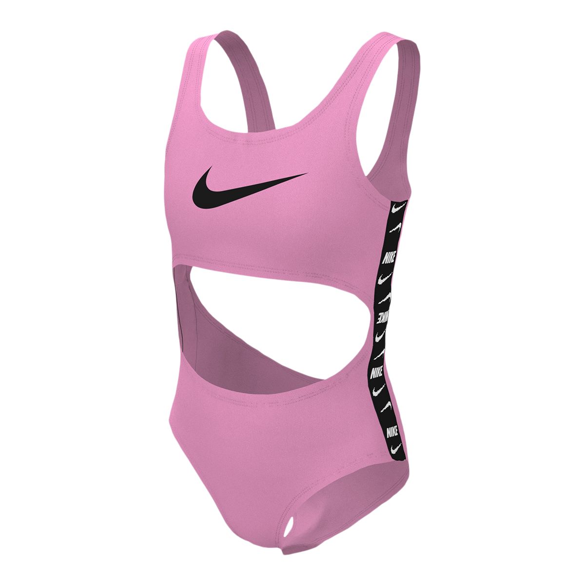 Nike Girl's Cut-Out One-Piece Swimsuit
