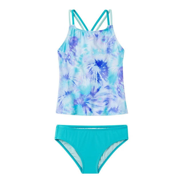 Speedo Kids' Printed Two Piece Tankini Set