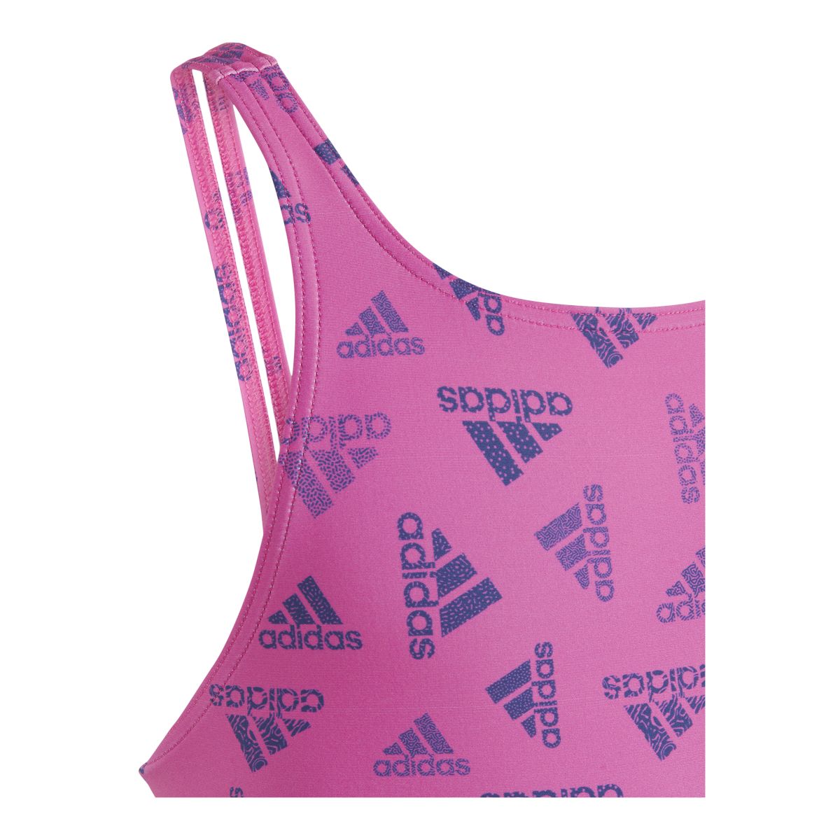 adidas Girls' Logo One Piece Swimsuit