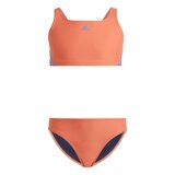 adidas Girls' 3 Stripe Bikini Front_Flat