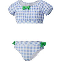 Ripzone Girls' SL Cropped Peasant 2-Piece Swimwear Front_Angled_Left