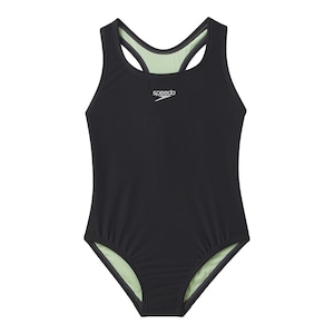 Speedo Girls' Solid Racerback One Piece Swimsuit