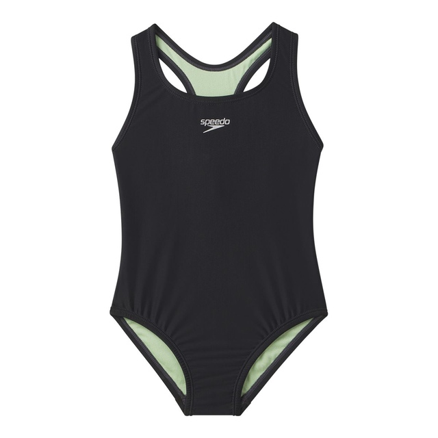 Speedo Girls' Solid Racerback One Piece Swimsuit