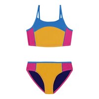 Under Armour Girls' Color Block Bikini Front_Flat