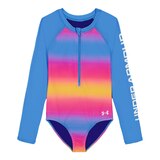 Under Armour Girls' Ombre Paddle One Piece Swimsuit Front_Flat