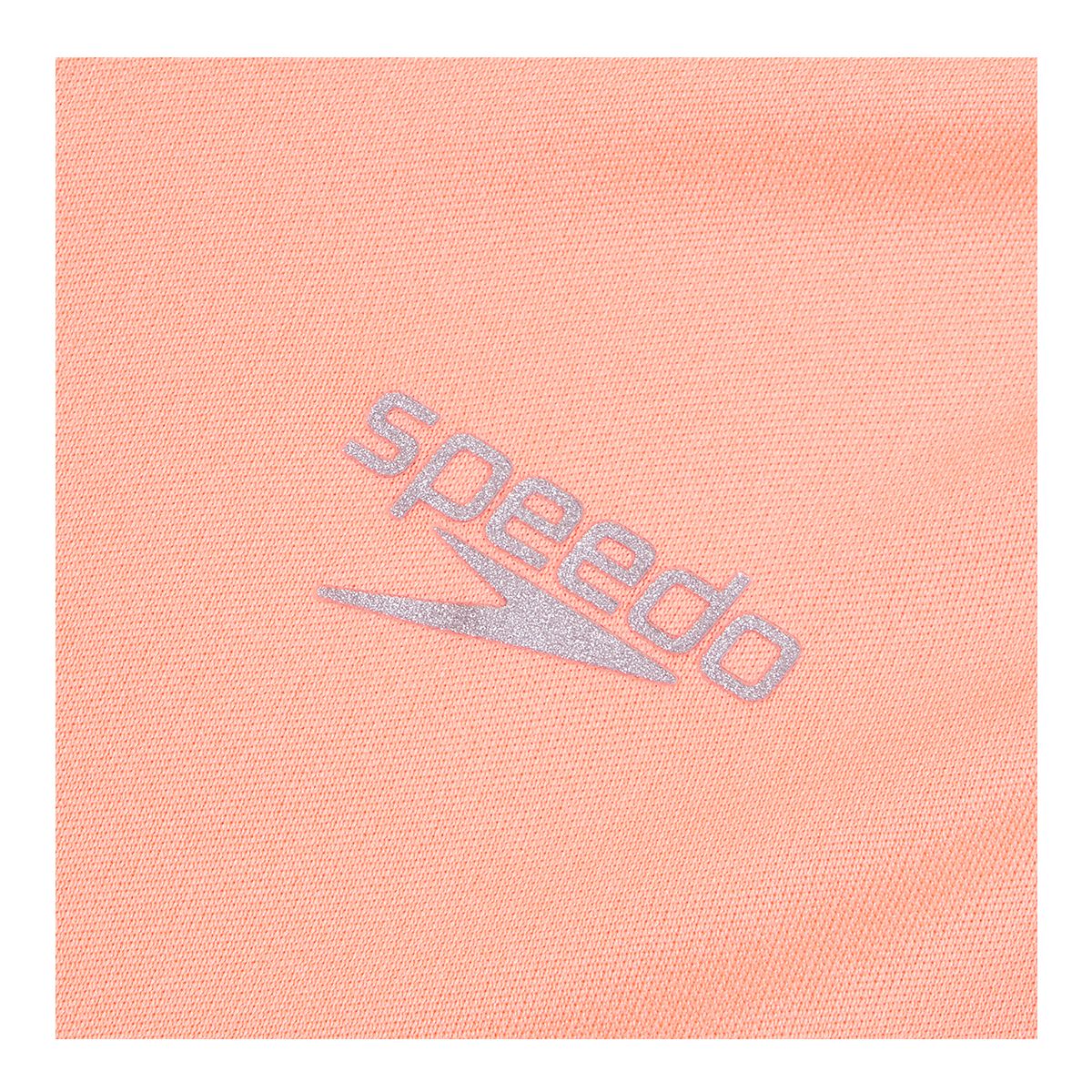 Speedo Girls' Solid Hooded Swim T Shirt