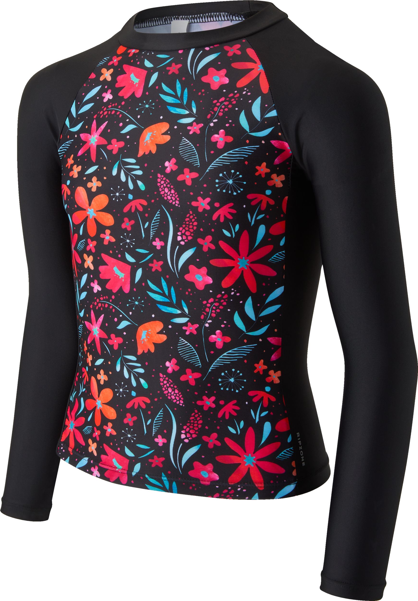 Ripzone Kids' Floral Long Sleeve Rashguard T-Shirt