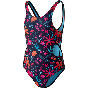 Ripzone Kids' Cut Out Floral One Piece Swimsuit