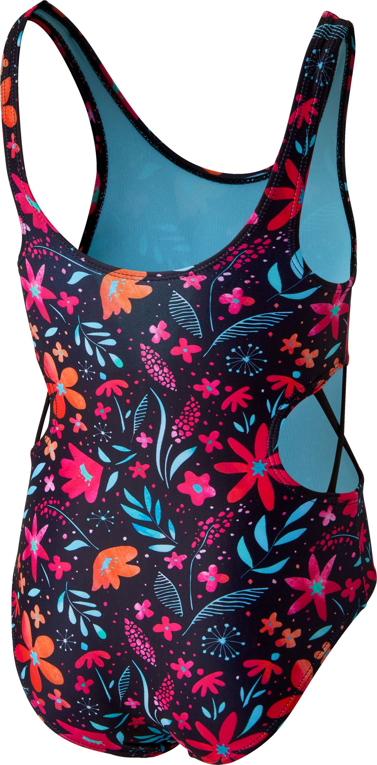 Ripzone Kids' Cut Out Floral One Piece Swimsuit