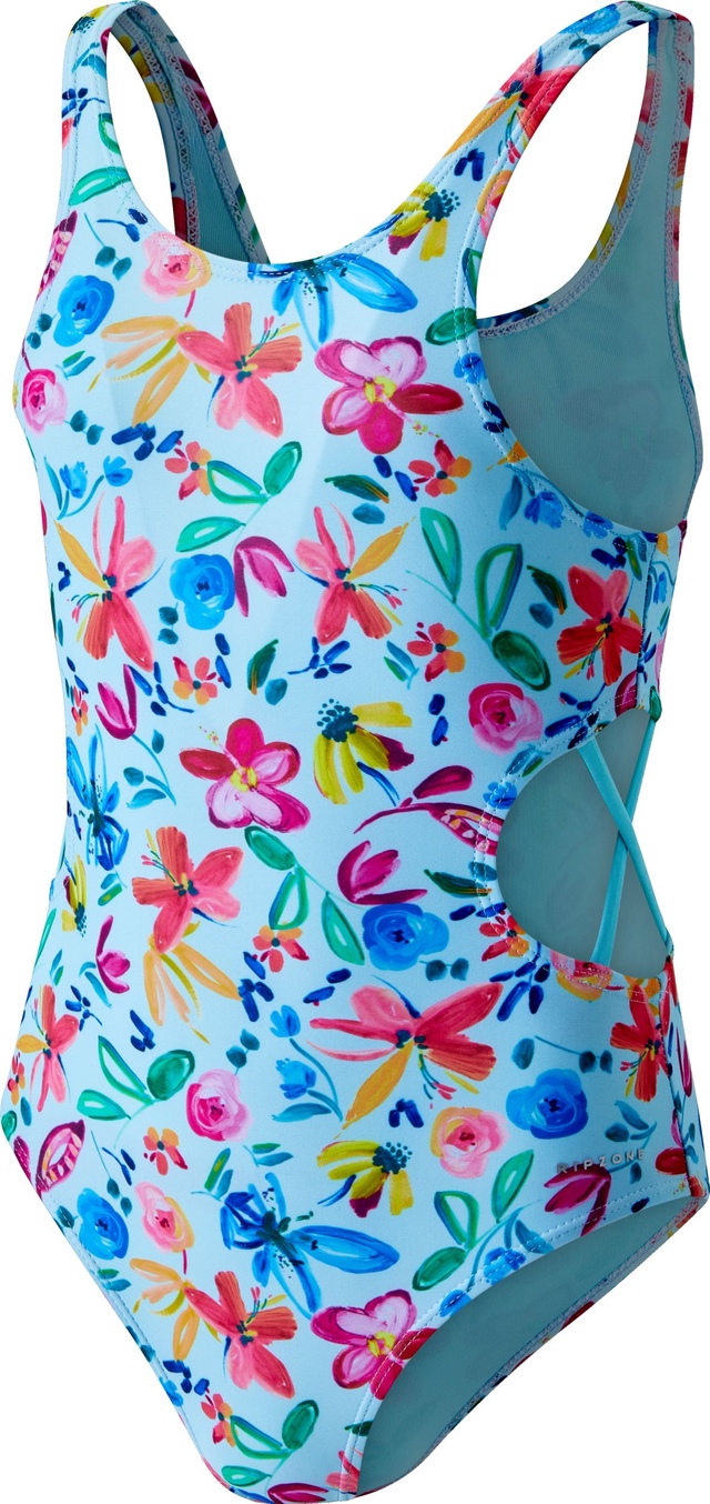 Ripzone Kids' Cut Out Floral One Piece Swimsuit