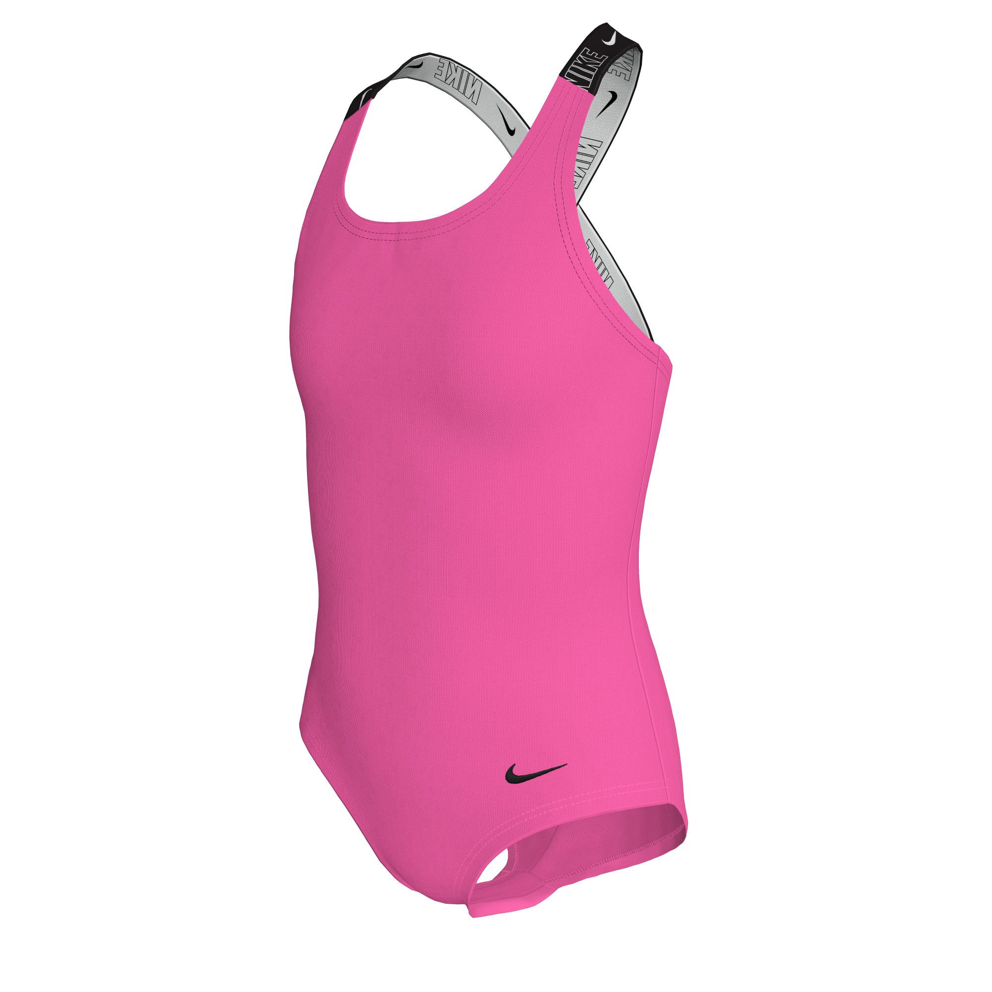 Nike Kids' Logo Tape Crossback One Piece Swimsuit