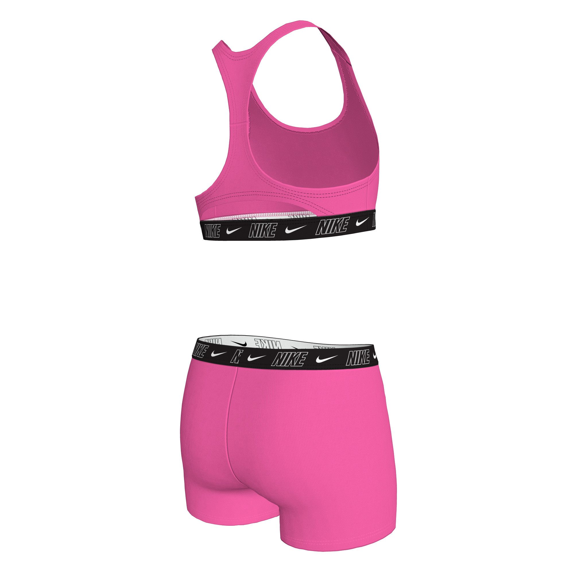 Nike Girls' Logo Tape Two Piece Midkini Set