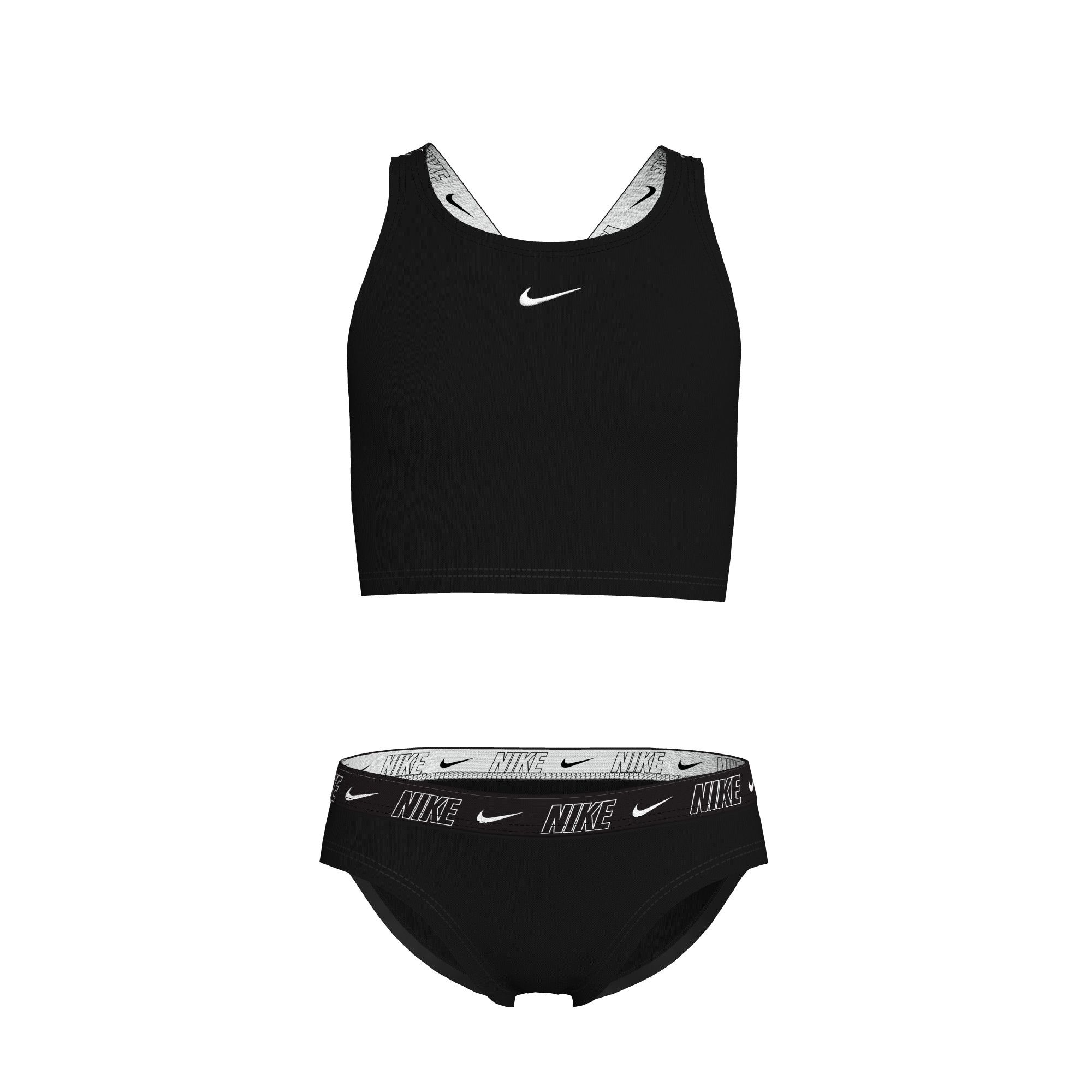 Nike Kids' Logo Tape Two Piece Tankini Set
