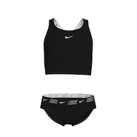 Nike Kids' Logo Tape Two Piece Tankini Set Front_Flat