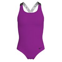 Nike Kids' Logo Tape Crossback One Piece Swimsuit