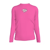 Nike Girls' Bubble Script Long Sleeve Hydro Top Front_Flat