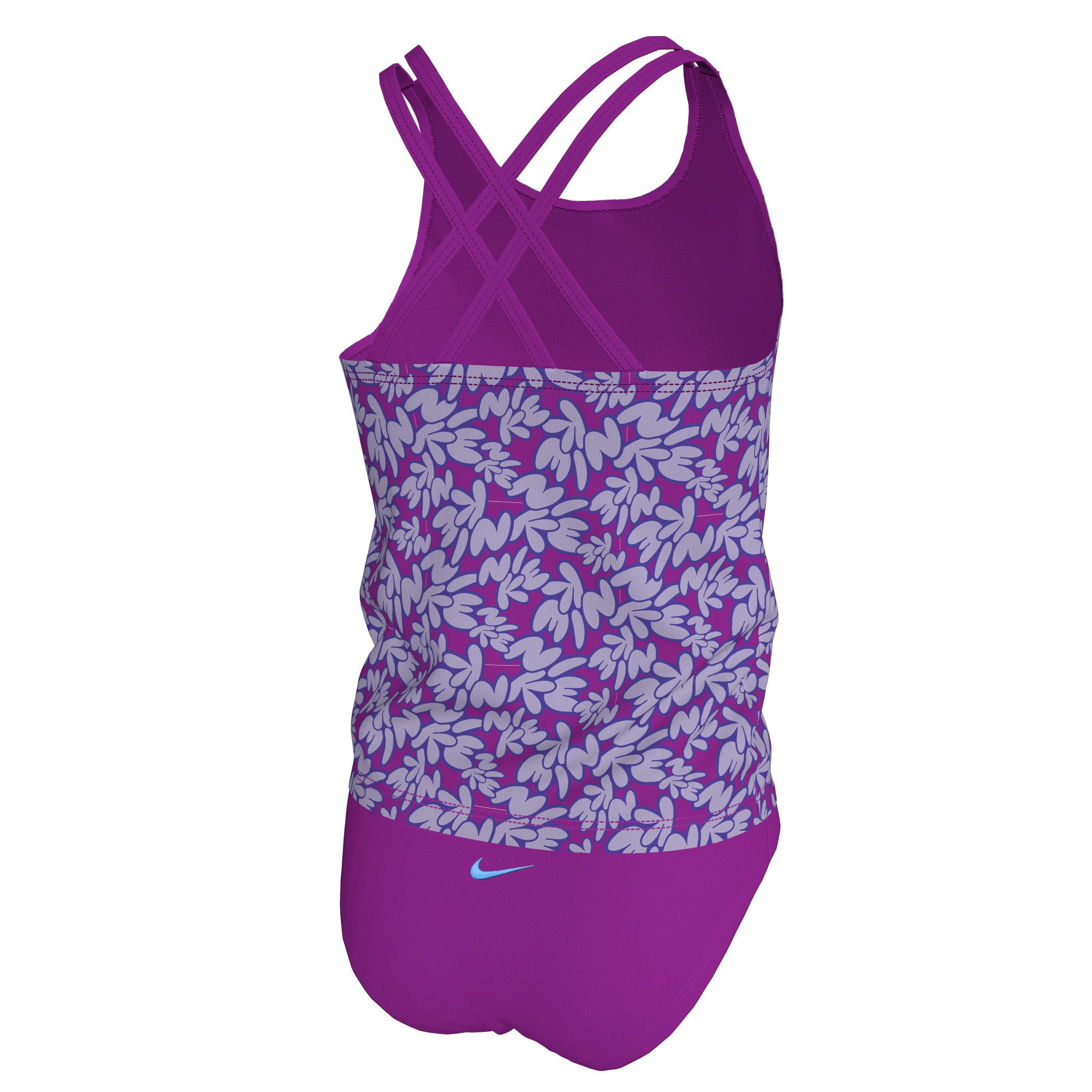 Nike Girls' Bubble Script Two Piece Tankini Set