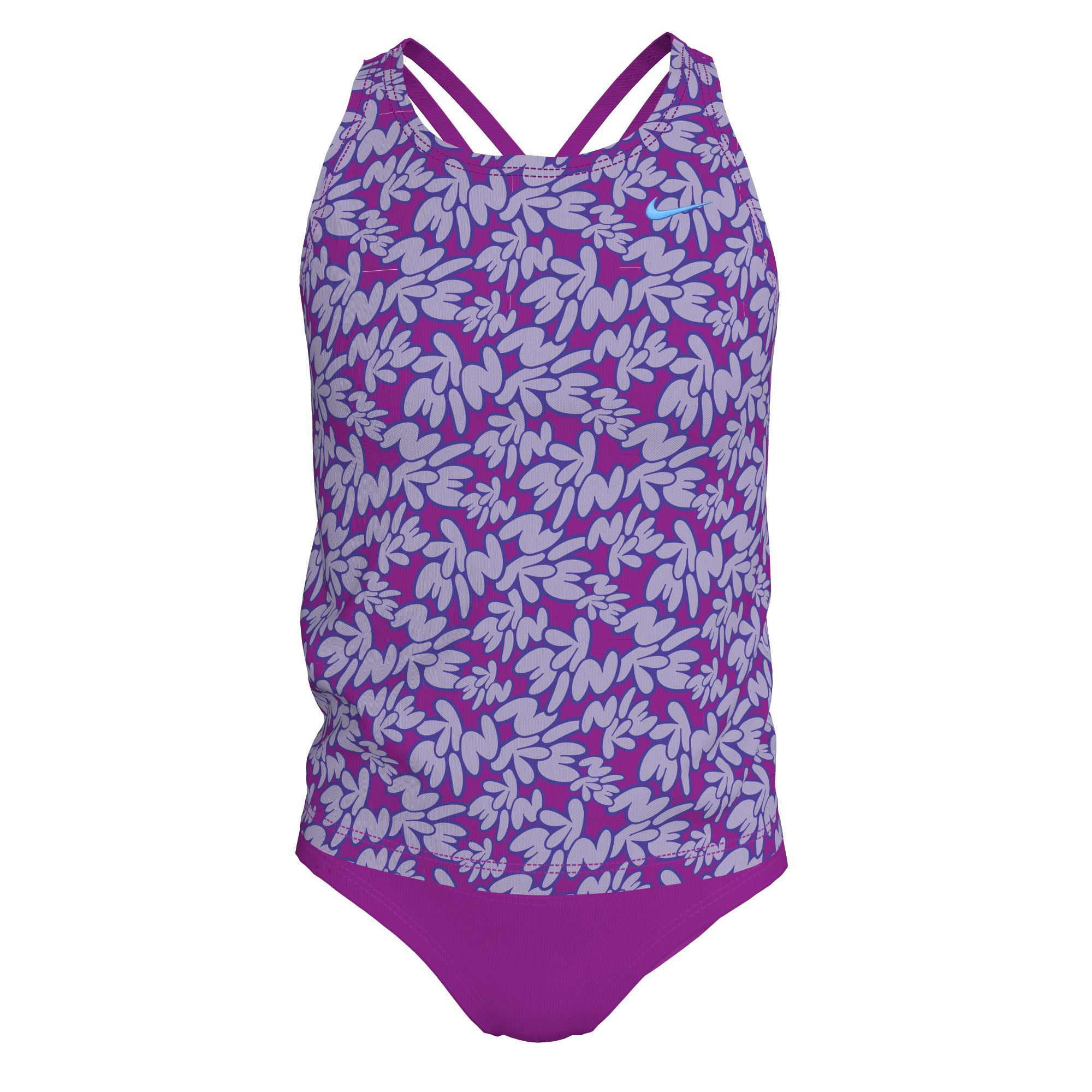 Nike Girls' Bubble Script Two Piece Tankini Set