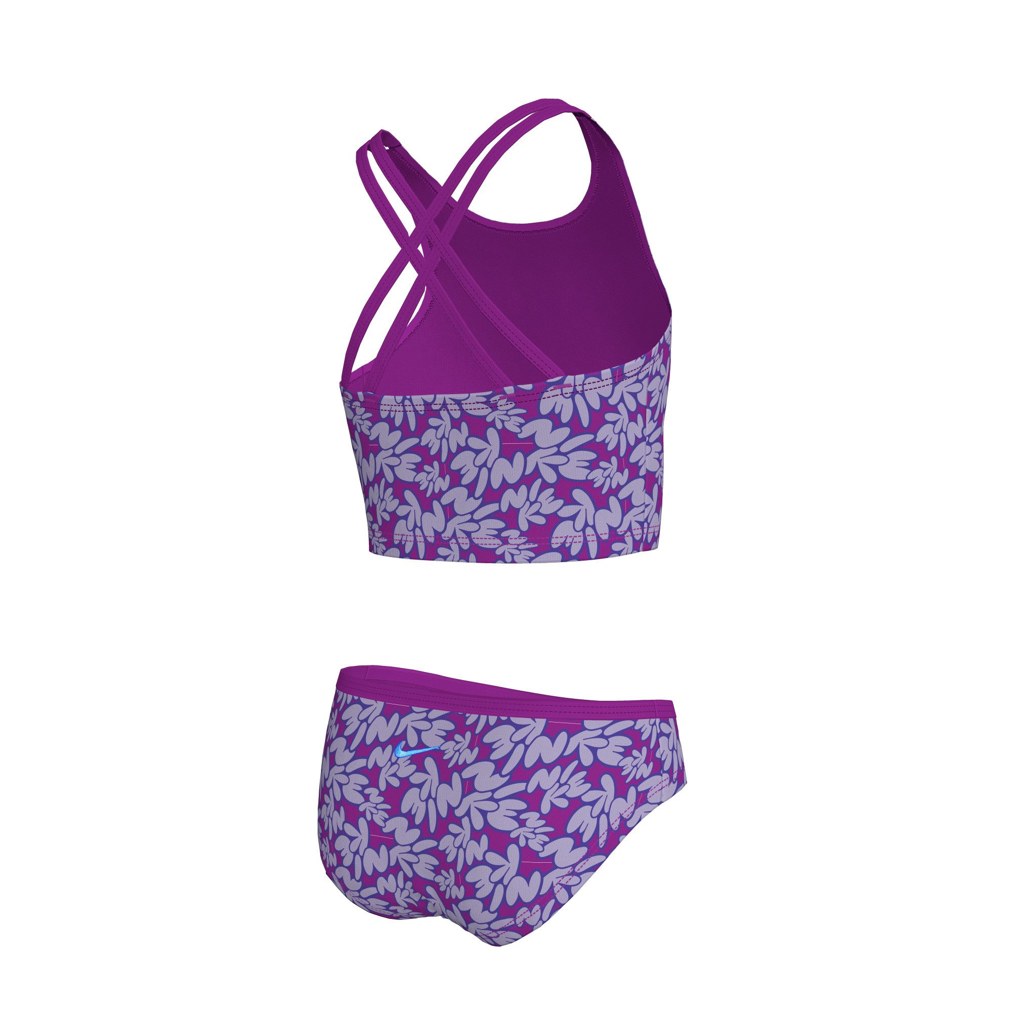 Nike Kids' Bubblscript Two Piece Tankini Set