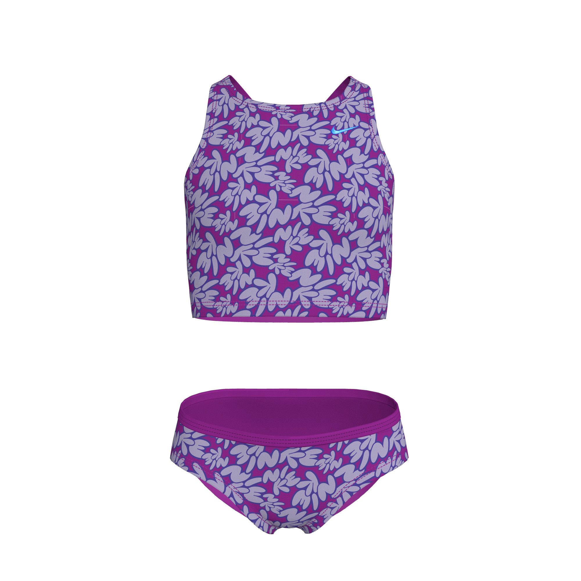 Nike Kids' Bubblscript Two Piece Tankini Set