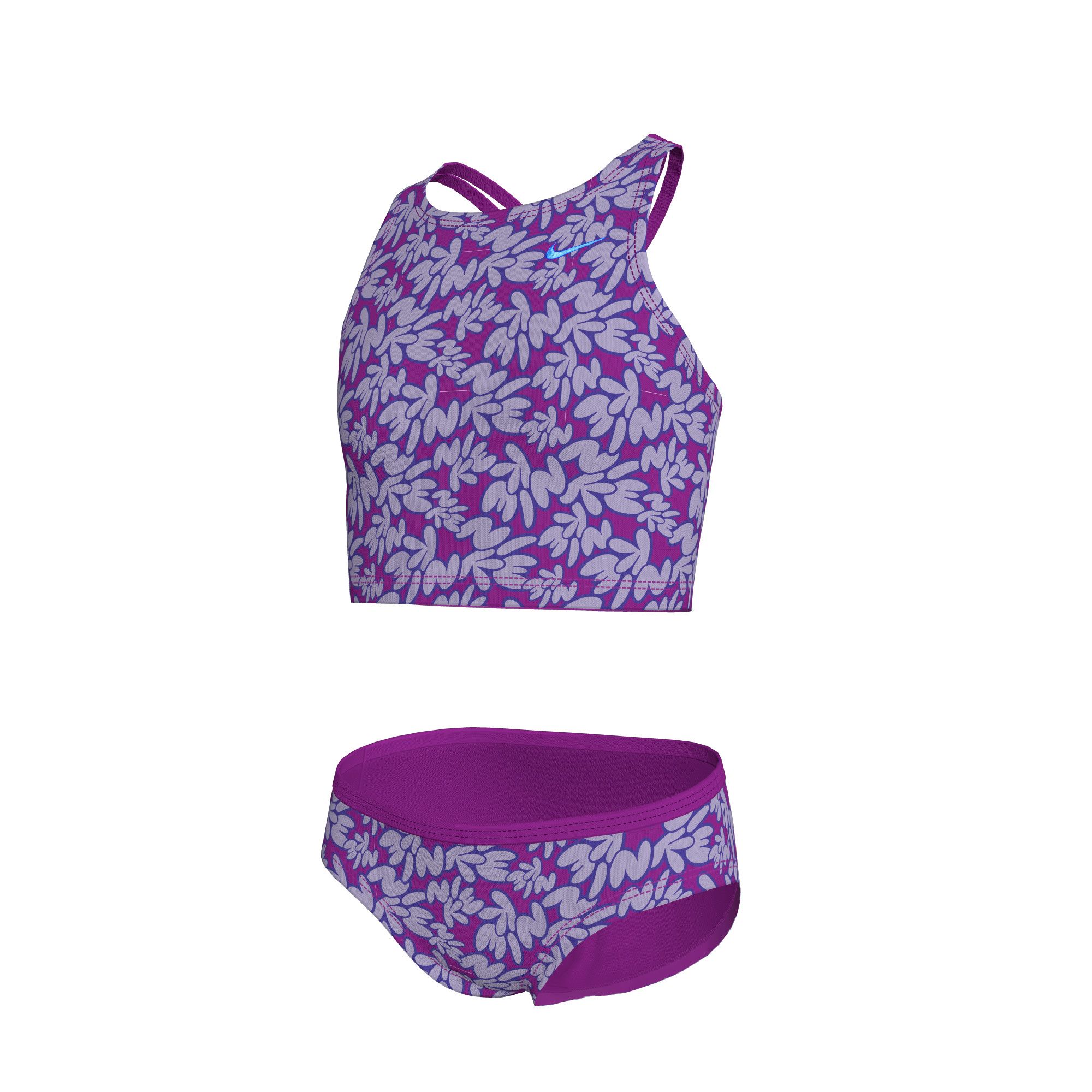 Nike Kids' Bubblscript Two Piece Tankini Set