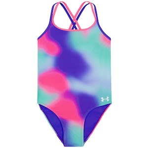 Under Armour Girls' Polka Party Blur One Piece Swimsuit