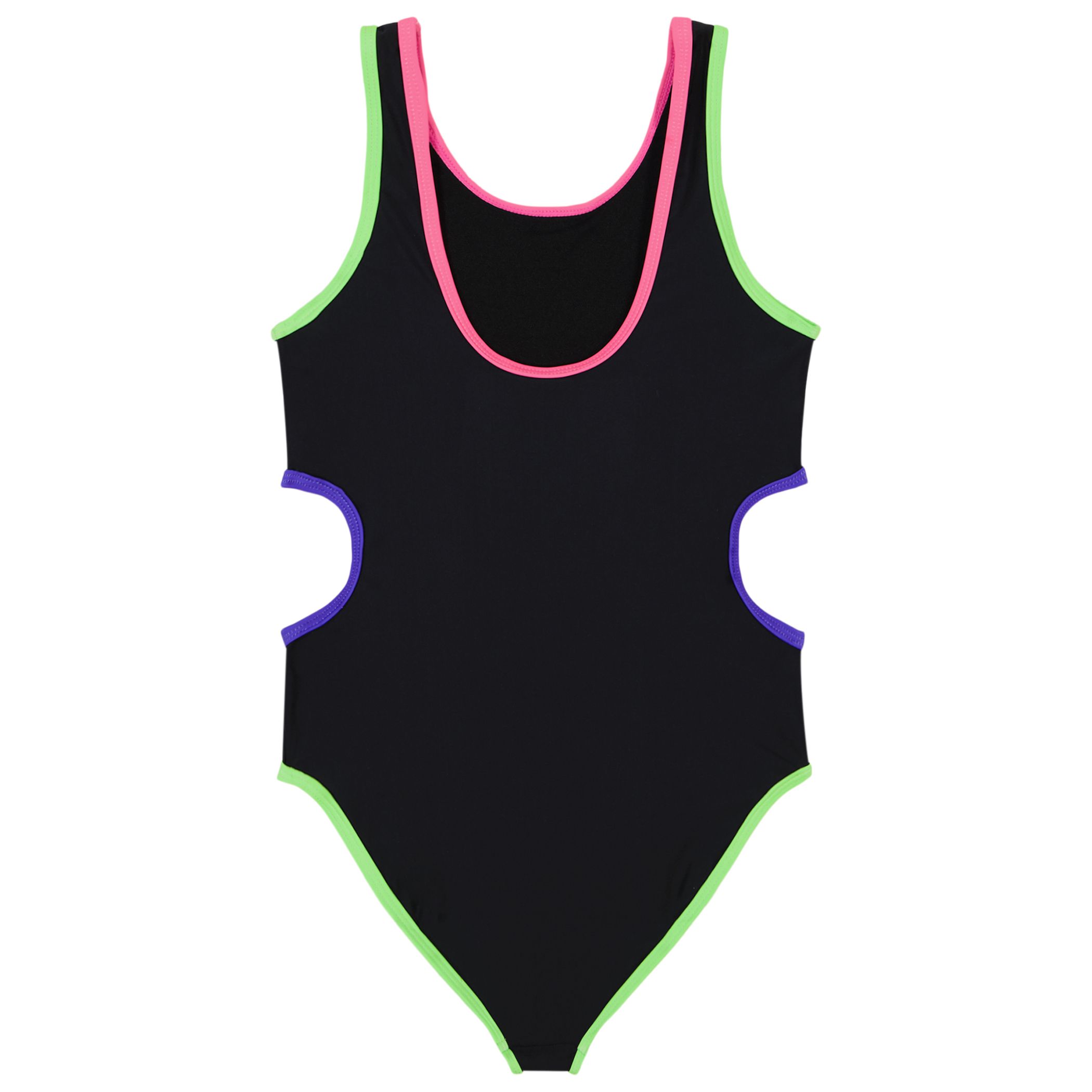 Under Armour Girls' Cutout Gradient Logo One Piece Swimsuit
