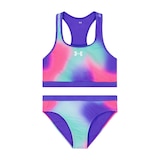 Under Armour Girls' Polka Party Blur Bikini Front_Flat