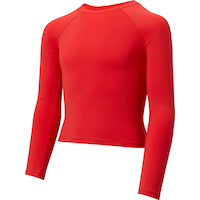 Ripzone Kids' Long Sleeve Rashguard Front_Angled_Left