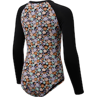 Ripzone Kids' One Piece Long Sleeve Rashguard Back_Angled_Right