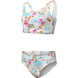 Ripzone Kids' Asymmetrical Bikini Set